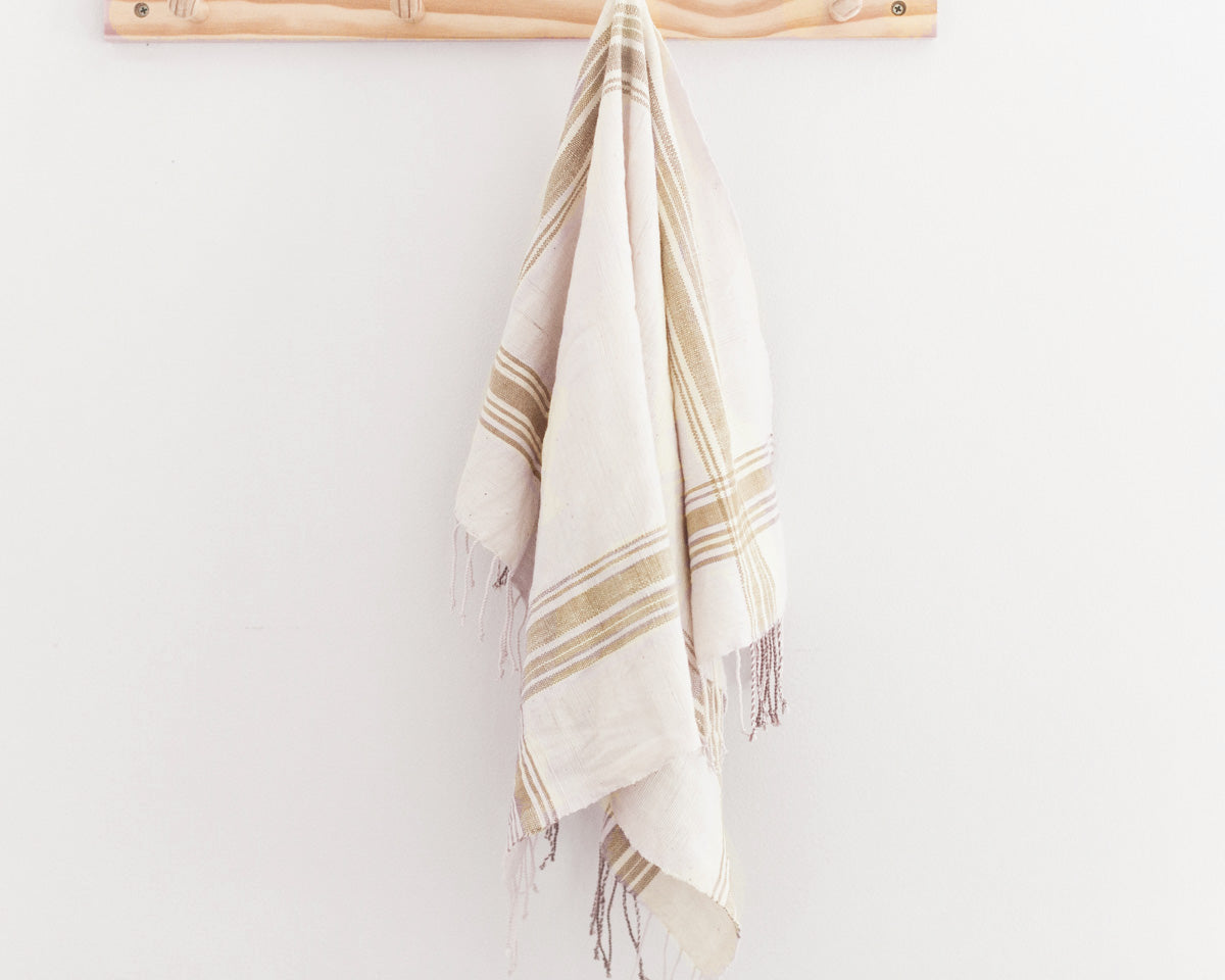 Brown Striped Kitchen Towel