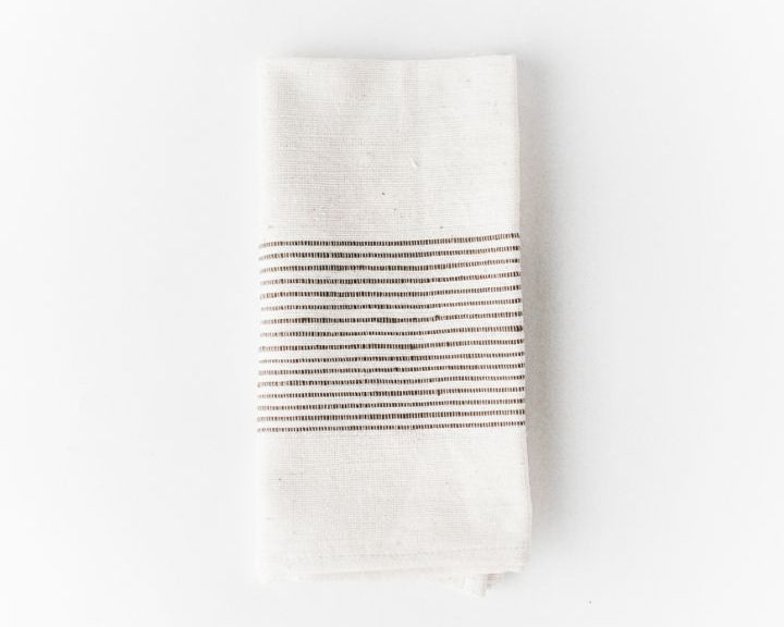 Elegant Striped Cotton Napkin