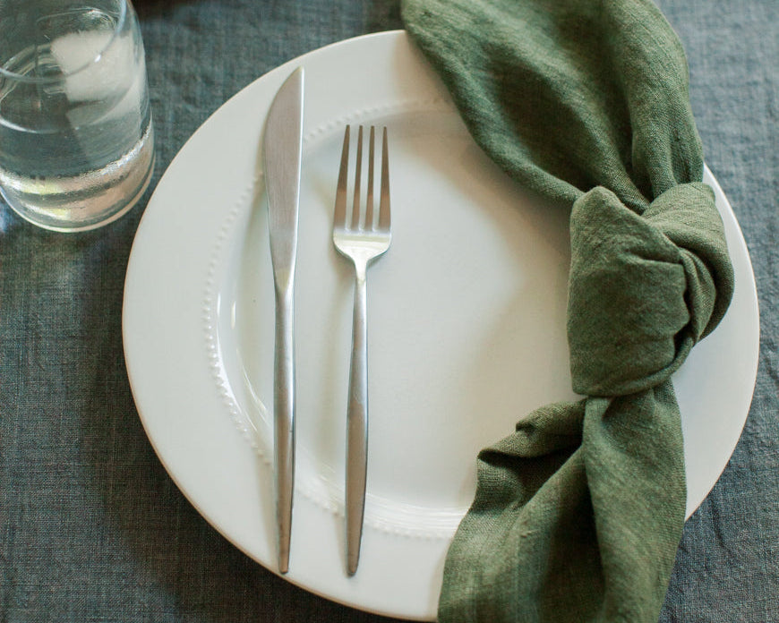 Green Linen Napkin
