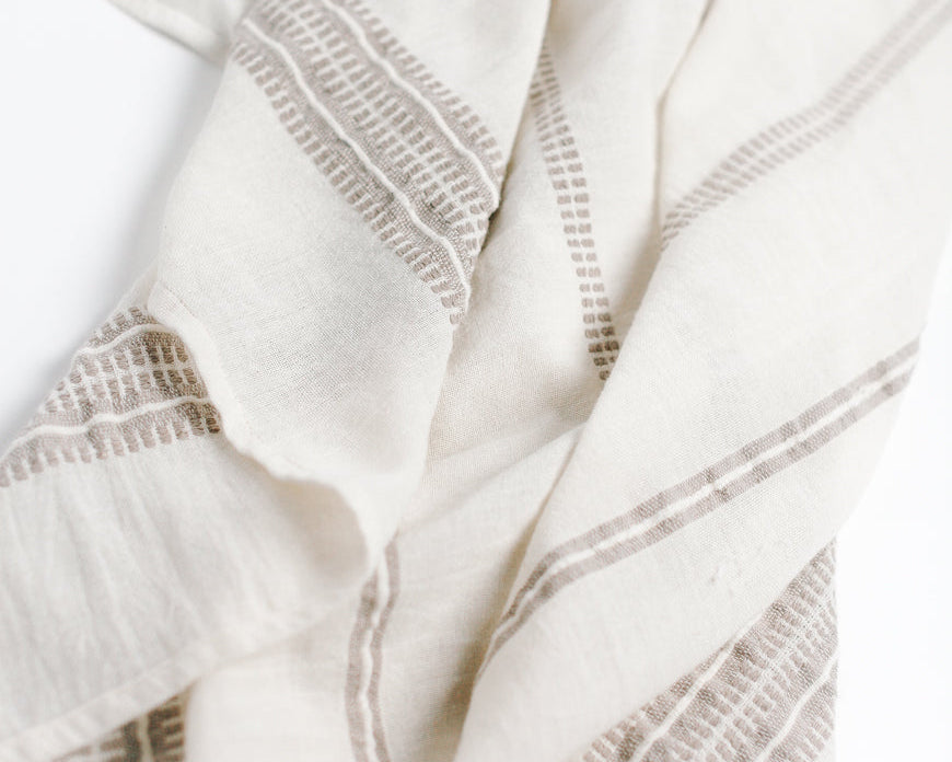 Natural Grey Baby Swaddle