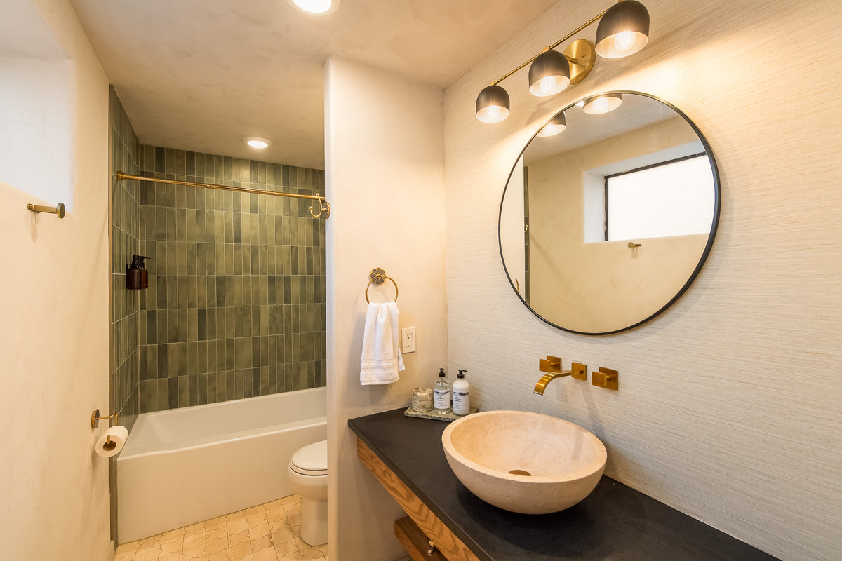 Sedona non-toxic vacation home bathroom