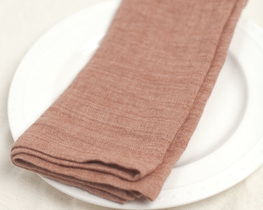 Terracotta Linen Napkin