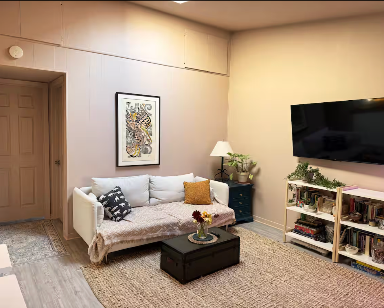 Non-toxic Austin condo living room
