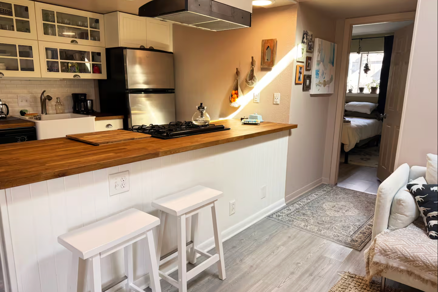 Non-toxic Austin condo kitchen