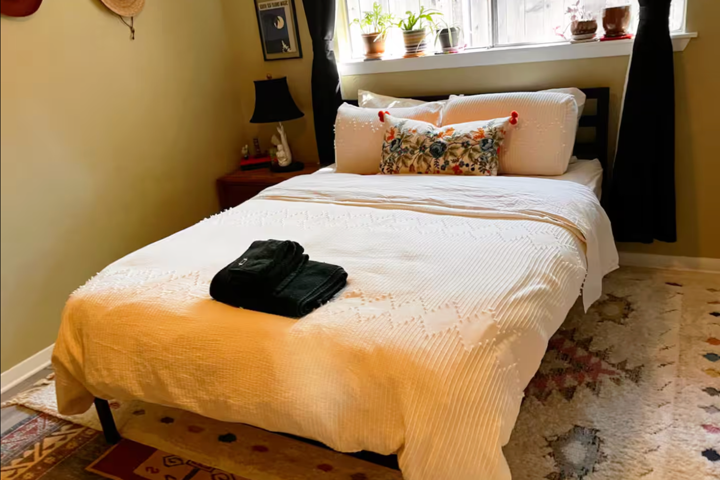 Non-toxic Austin condo bedroom
