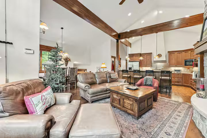 Non-toxic Breckenridge vacation home open concept living