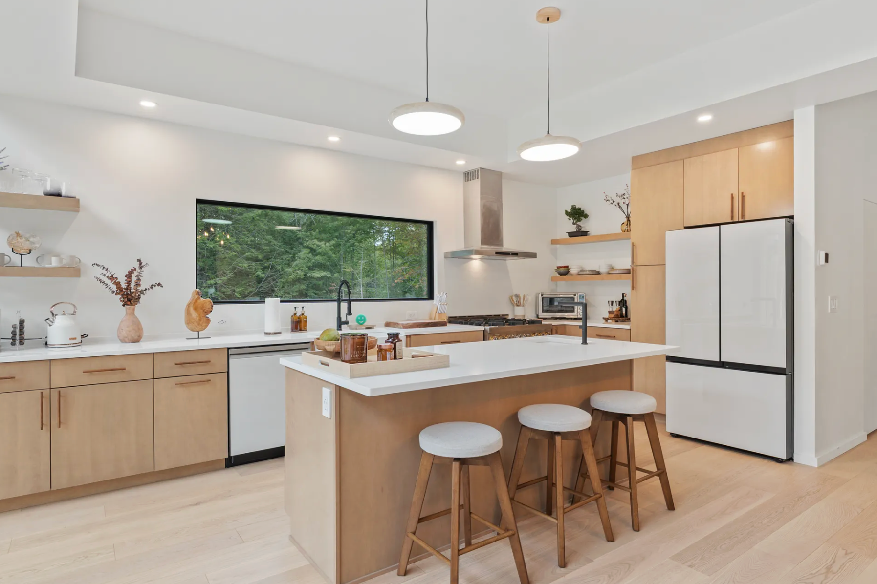 Catskills non-toxic vacation rental home kitchen