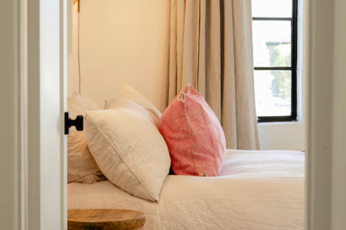 Non-toxic vacation rental palm springs bedroom