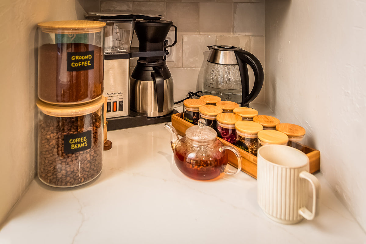 Sedona non-toxic vacation home coffee tea bar