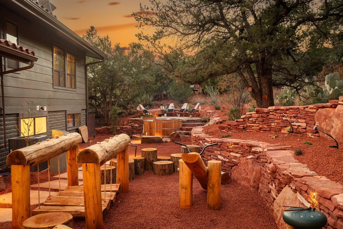 Sedona non-toxic vacation home playground