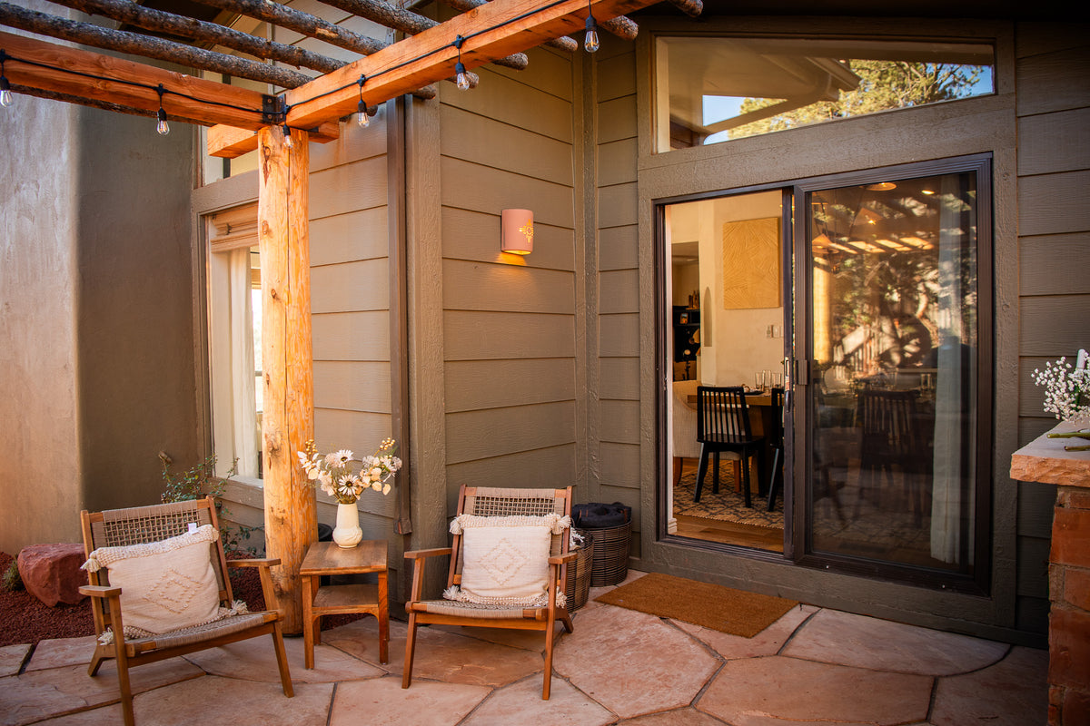 Sedona non-toxic vacation home patio