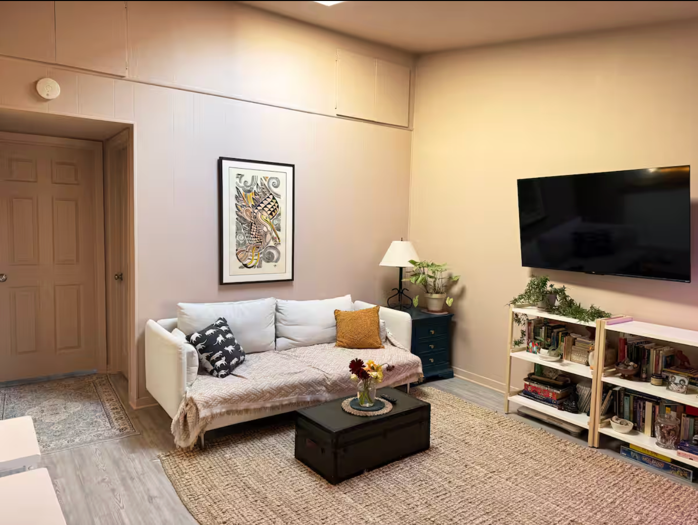 Non-toxic Austin condo living room