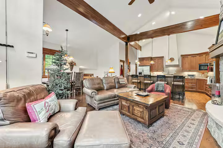Non-toxic Breckenridge vacation home open concept living