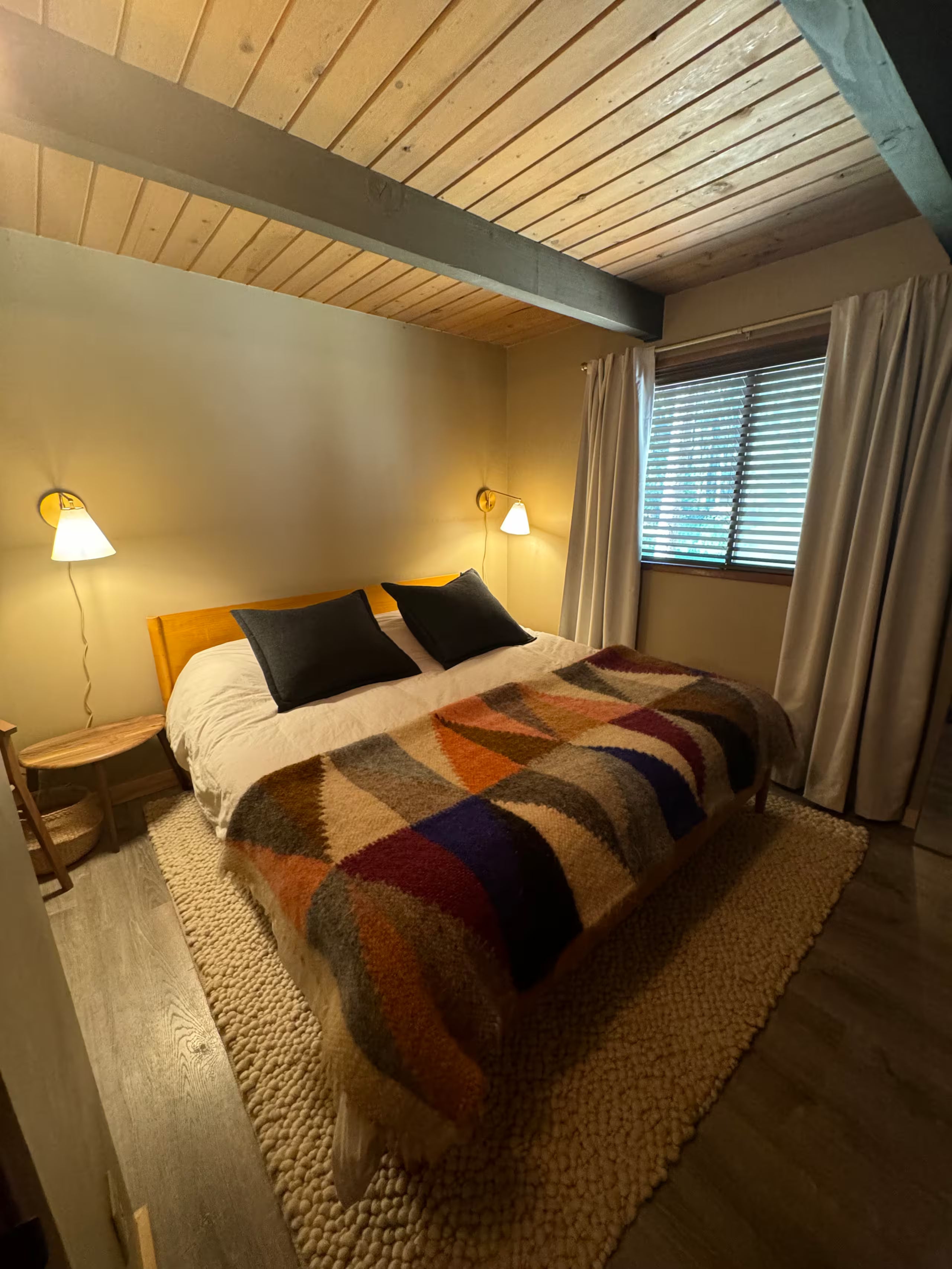 Non-toxic vacation rental washington bedroom