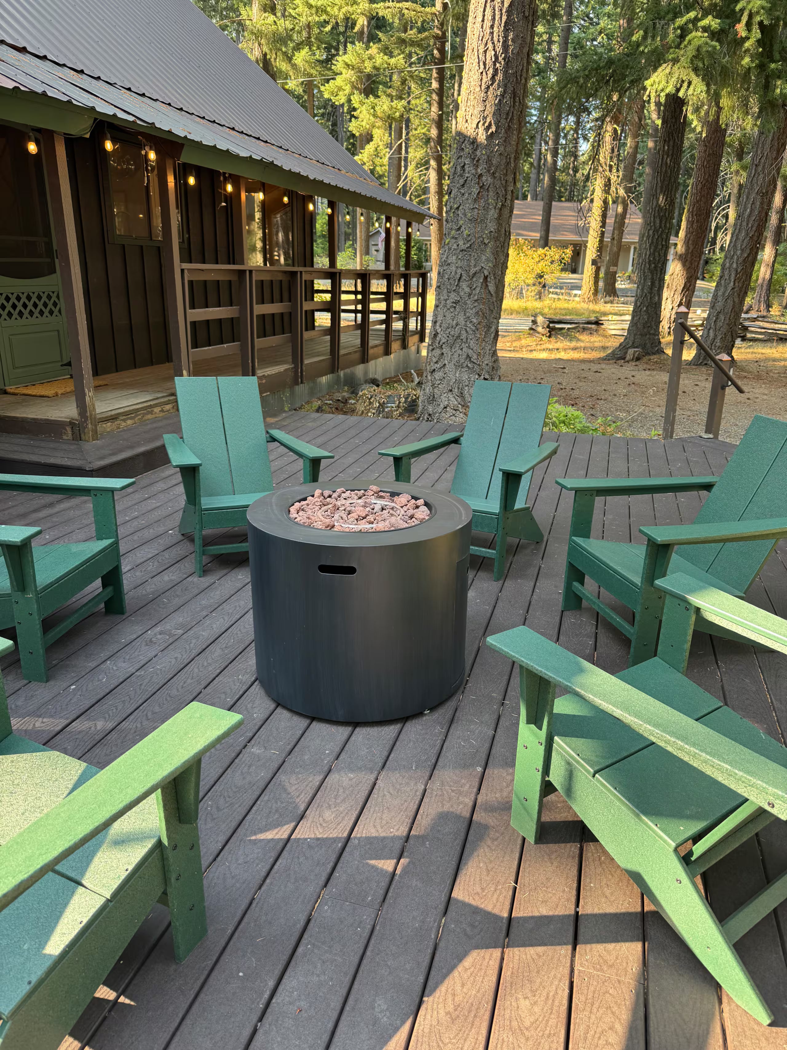 Non-toxic vacation rental washington fire pit