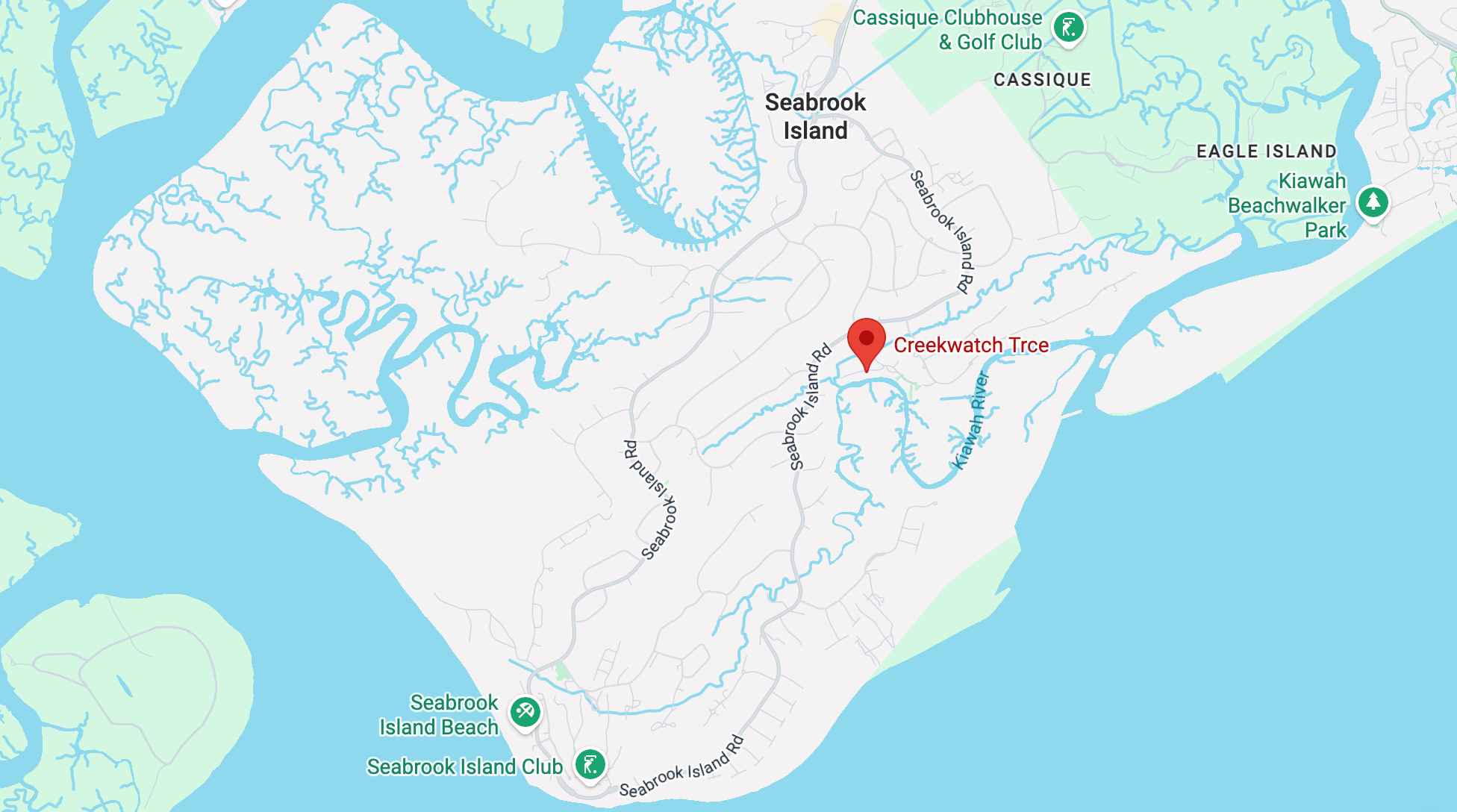 Seabrook Island non-toxic map