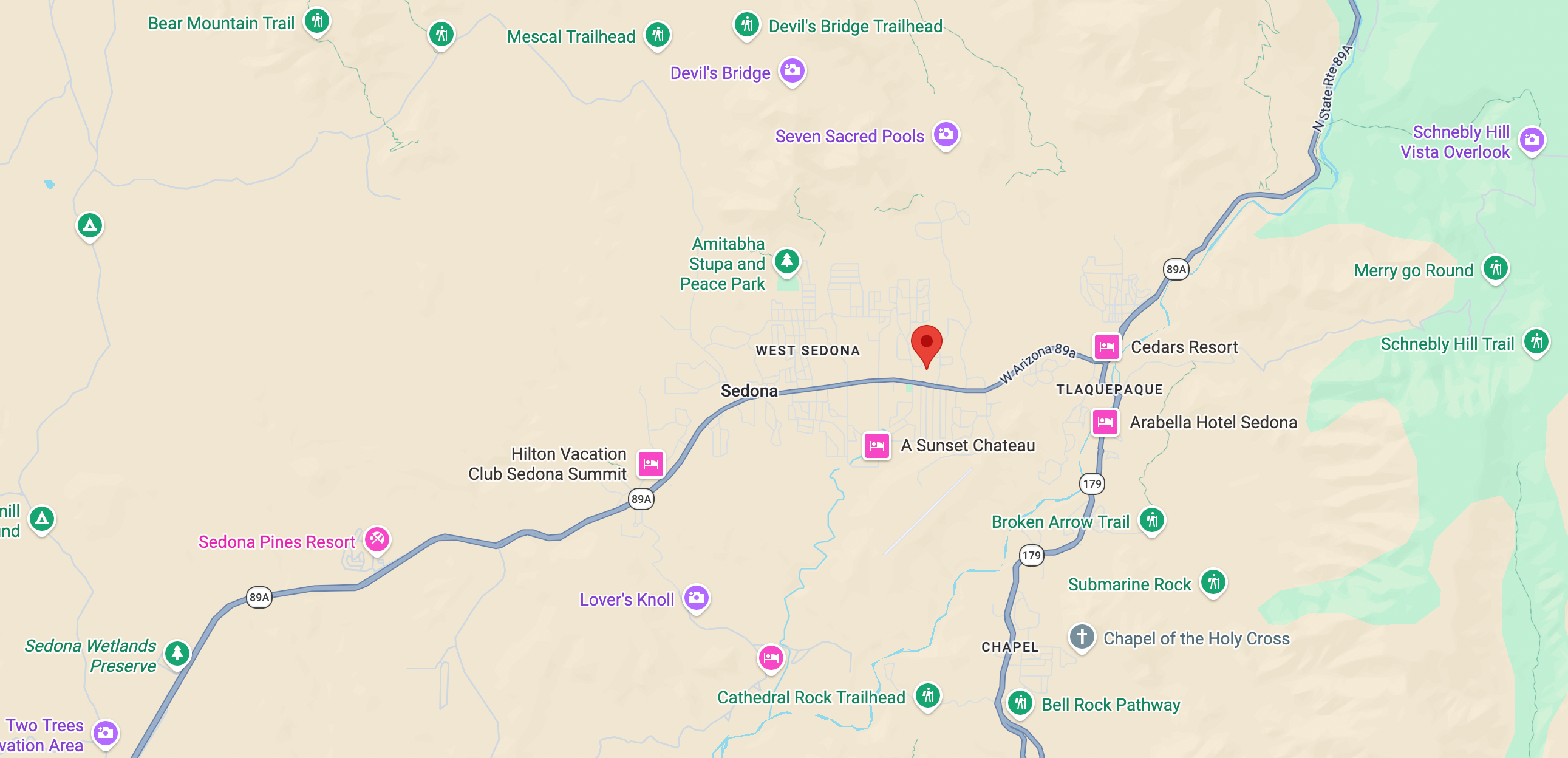 Sedona nontoxic vacation rental
